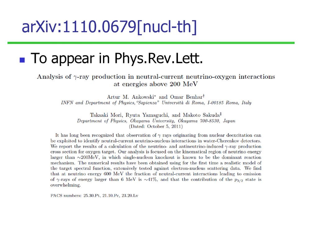 Spectral Function Approach - Ppt Download